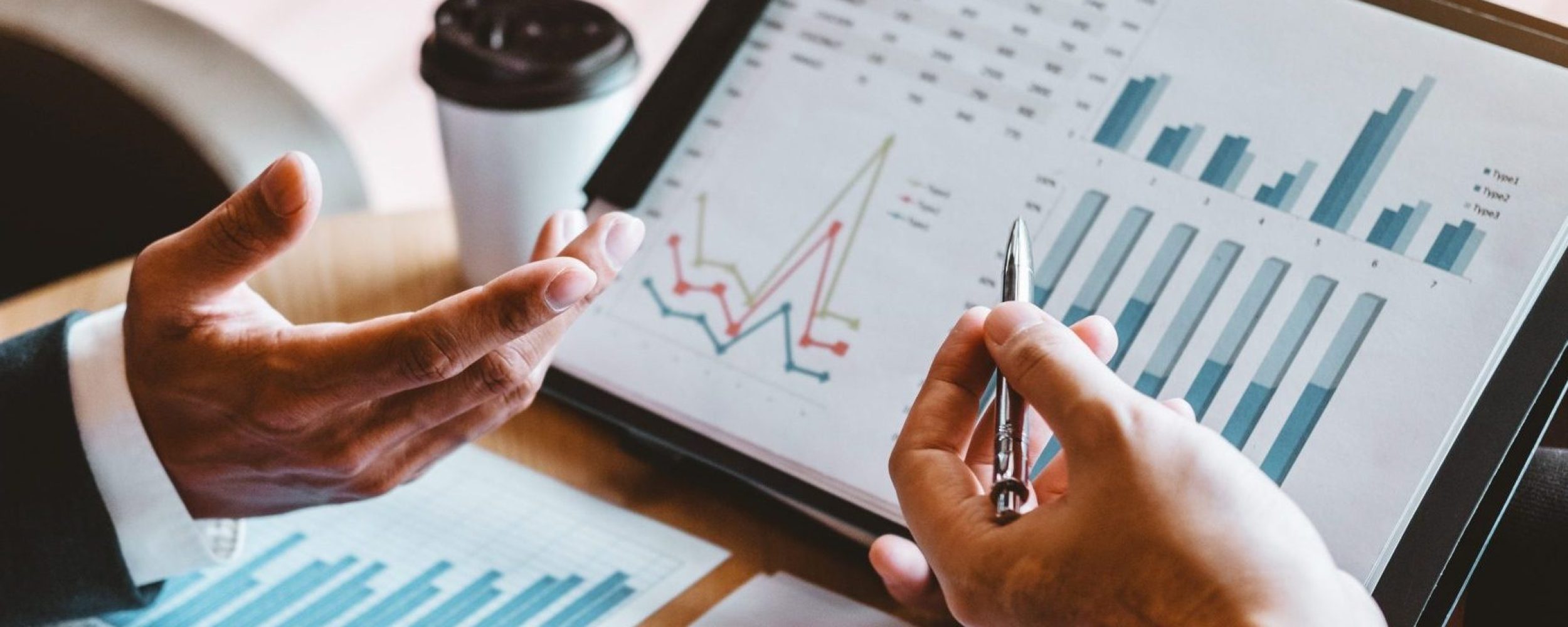 Business Consulting meeting working and brainstorming new business project finance investment concept